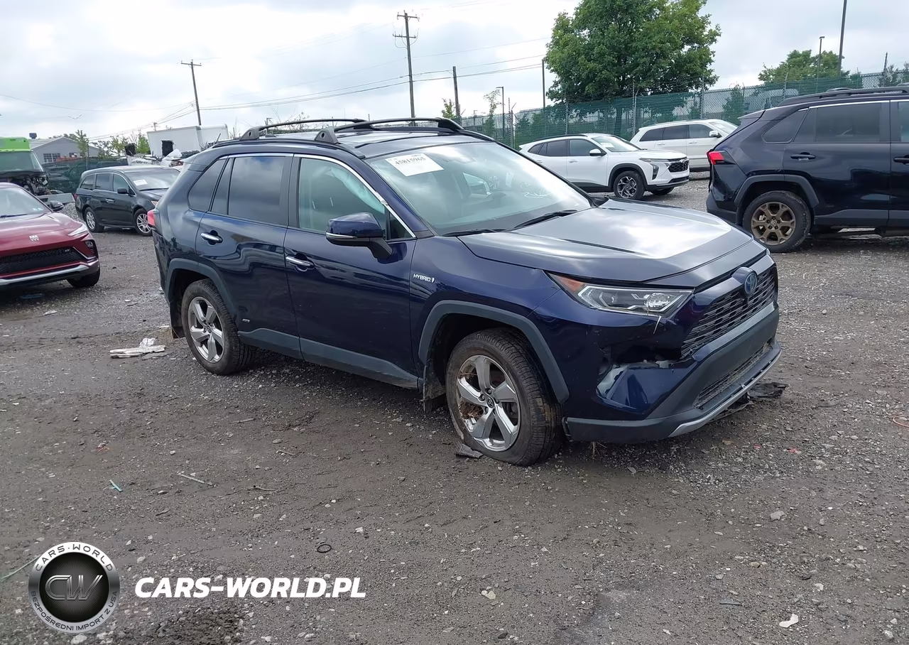 2021 Toyota Rav4 Hybrid Limited VIN:2T3D6RFV7MW023817 - 1