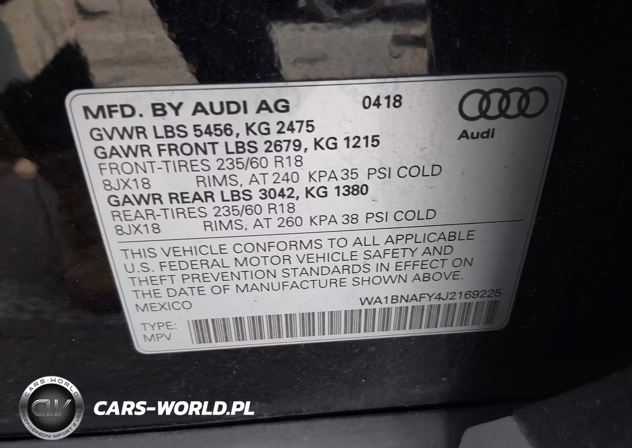 2018 Audi Q5 2.0T Premium-2.0T Tech Premium VIN:WA1BNAFY4J2169225 - 9