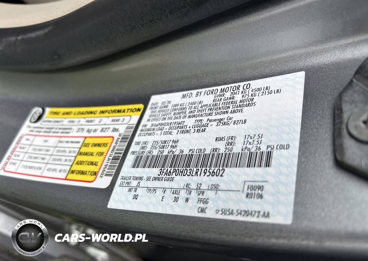 2020 Ford Fusion Se VIN:3FA6P0HD3LR195602 - 9