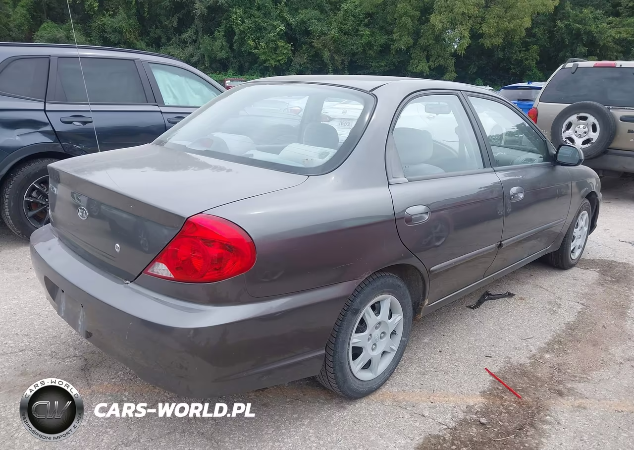 2003 Kia Spectra Ls VIN:KNAFB121635254235 - 4