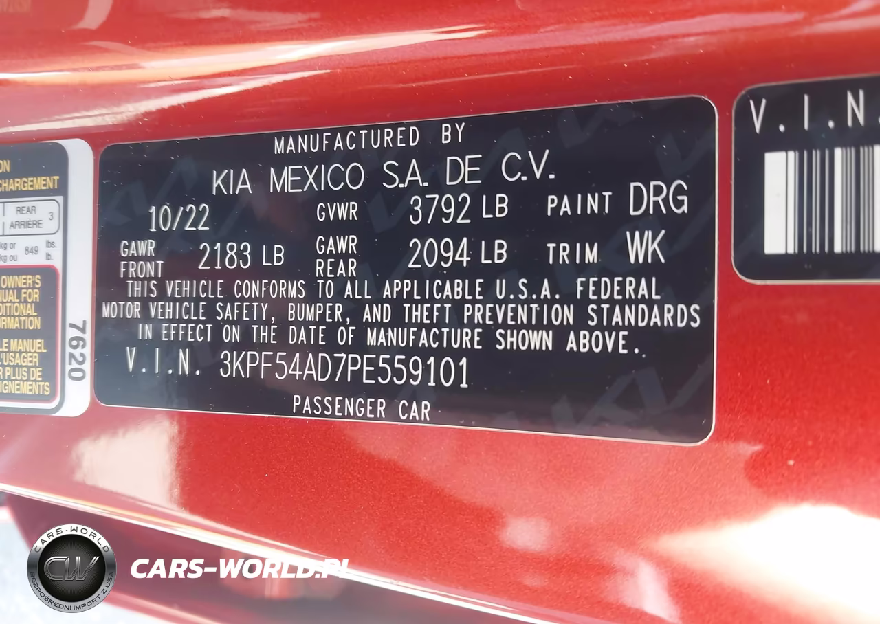 2023 Kia Forte Gt-Line VIN:3KPF54AD7PE559101 - 9