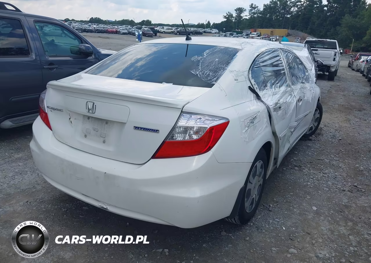 2012 Honda Civic Hybrid VIN:JHMFB4F25CS006484 - 4