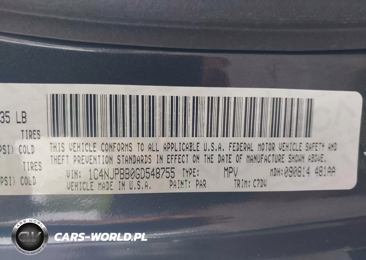 2016 Jeep Patriot Sport VIN:1C4NJPBB0GD548755 - 9