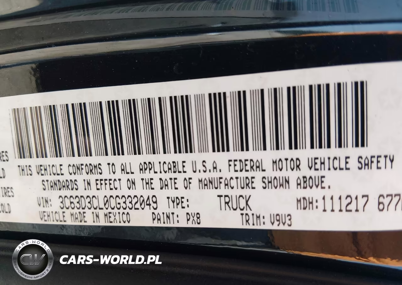 2012 Ram 3500 St VIN:3C63D3CL0CG332049 - 9