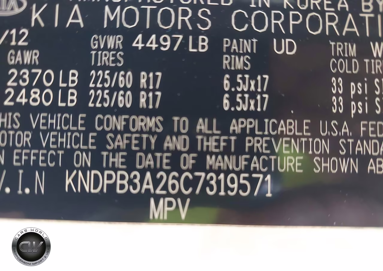 2012 Kia Sportage Lx VIN:KNDPB3A26C7319571 - 9