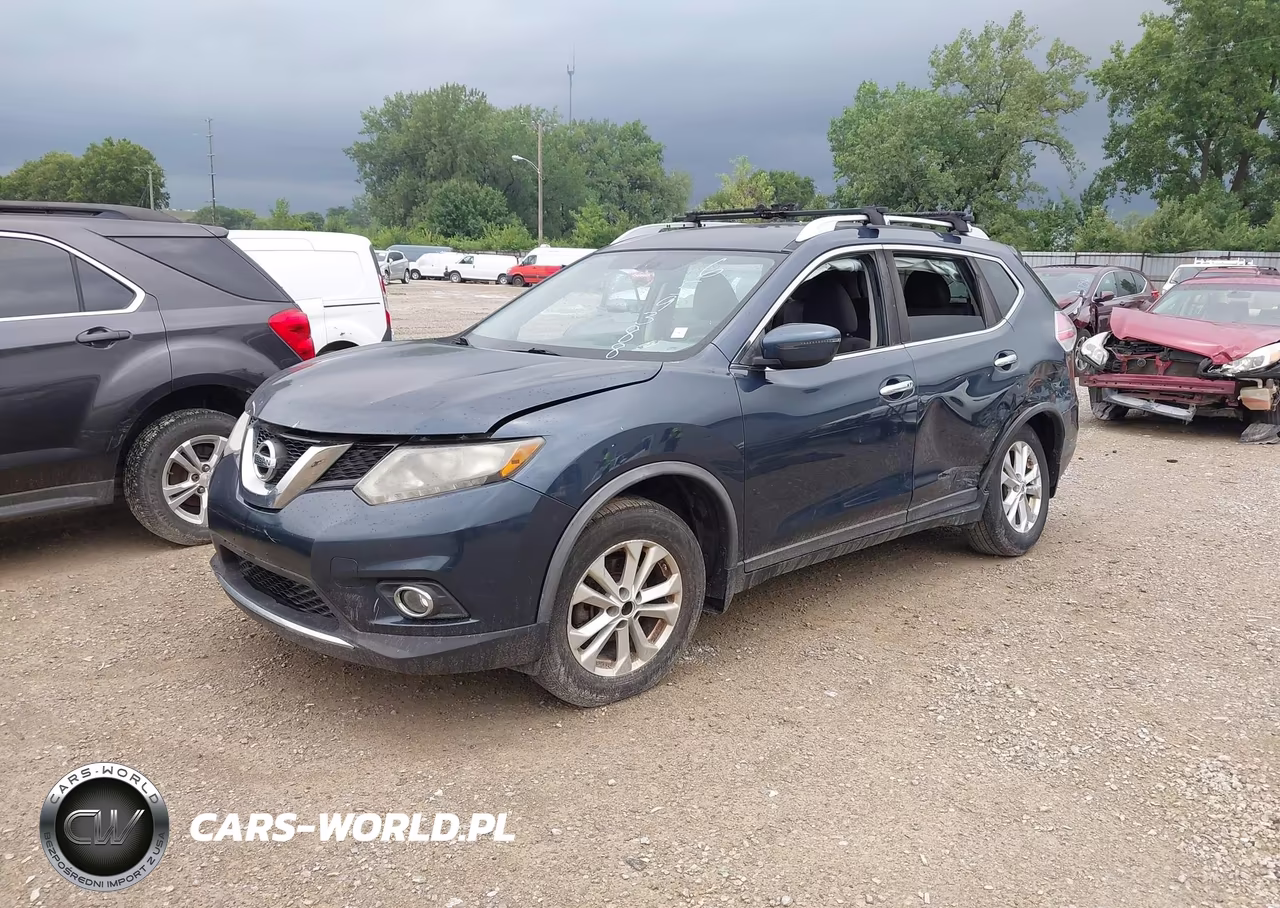 2016 Nissan Rogue Sv VIN:KNMAT2MT6GP659388 - 2