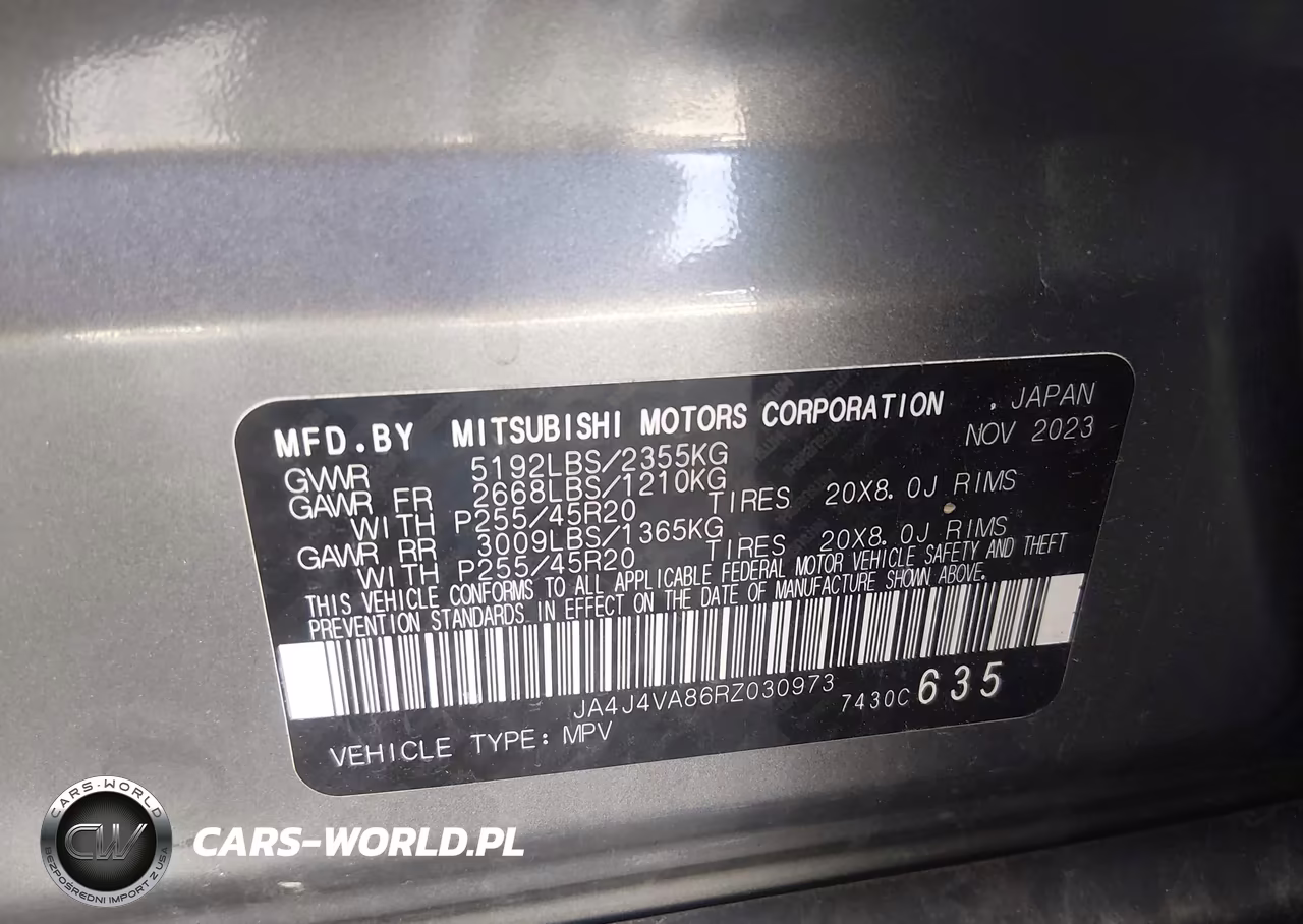 2024 Mitsubishi Outlander Se 2.5 S-Awc VIN:JA4J4VA86RZ030973 - 9