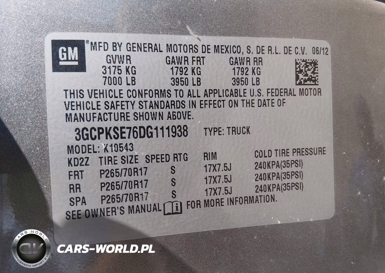 2013 Chevrolet Silverado 1500 Lt VIN:3GCPKSE76DG111938 - 9