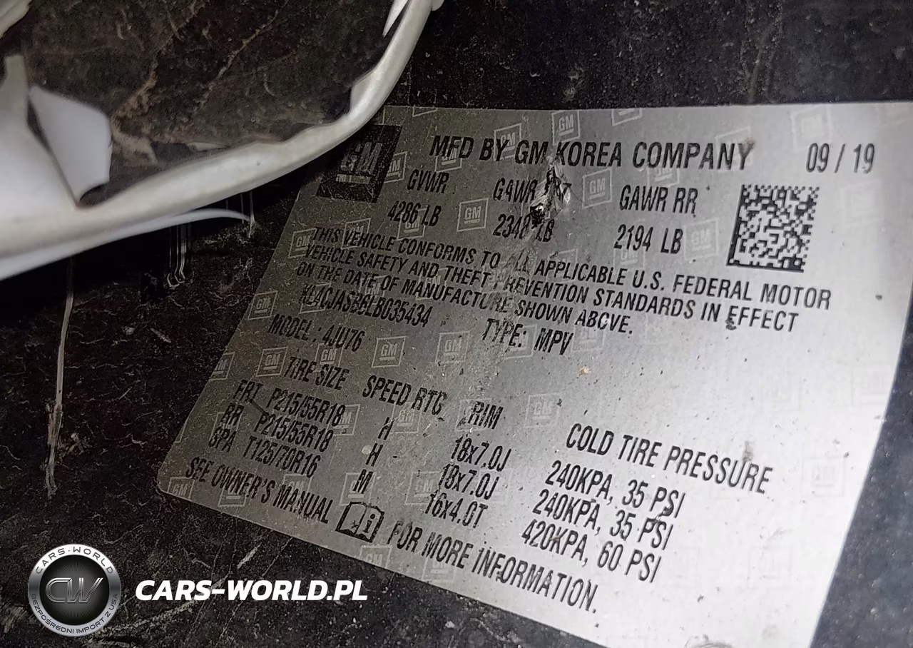 2020 Buick Encore Fwd Preferred VIN:KL4CJASB6LB035434 - 9