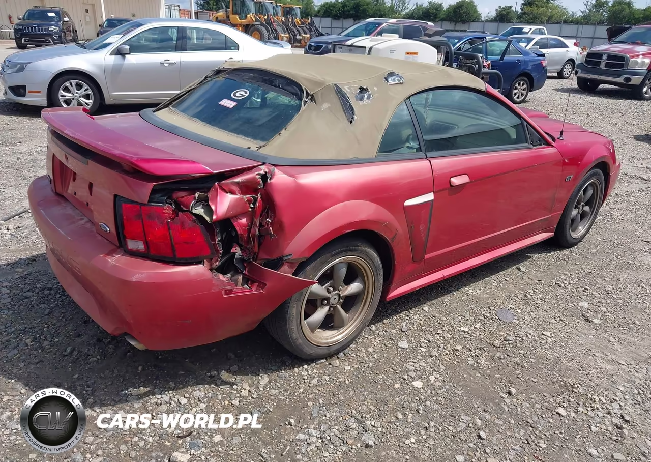 2001 Ford Mustang Gt VIN:1FAFP45X41F129172 - 4
