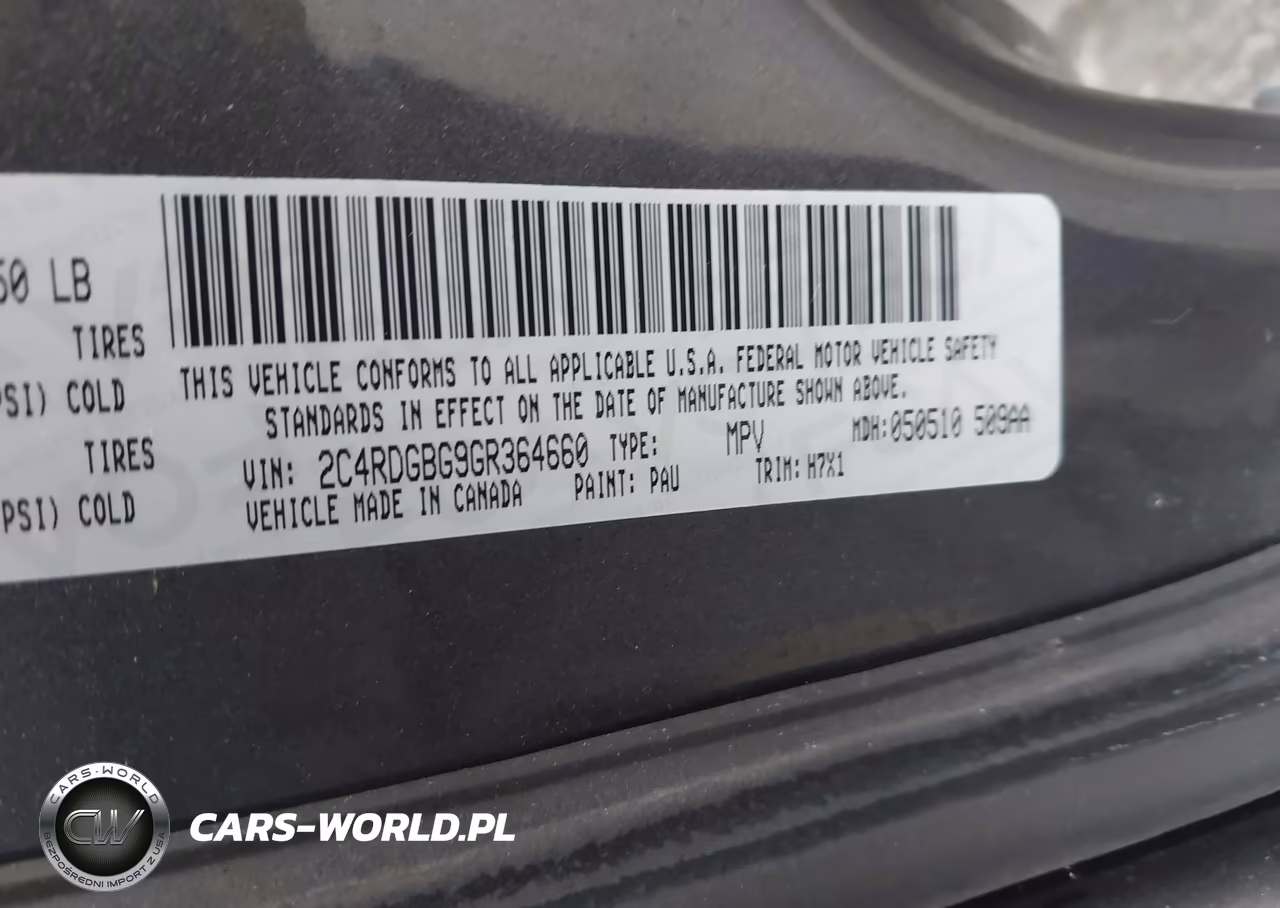 2016 Dodge Grand Caravan American Value Pkg VIN:2C4RDGBG9GR364660 - 9