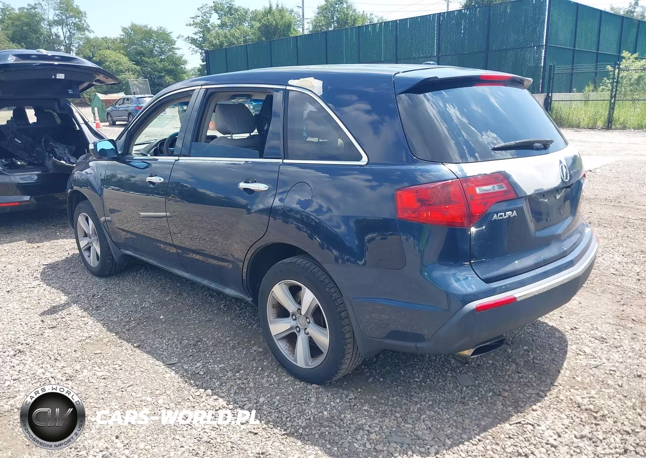 2012 Acura Mdx Technology Package VIN:2HNYD2H35CH502580 - 3