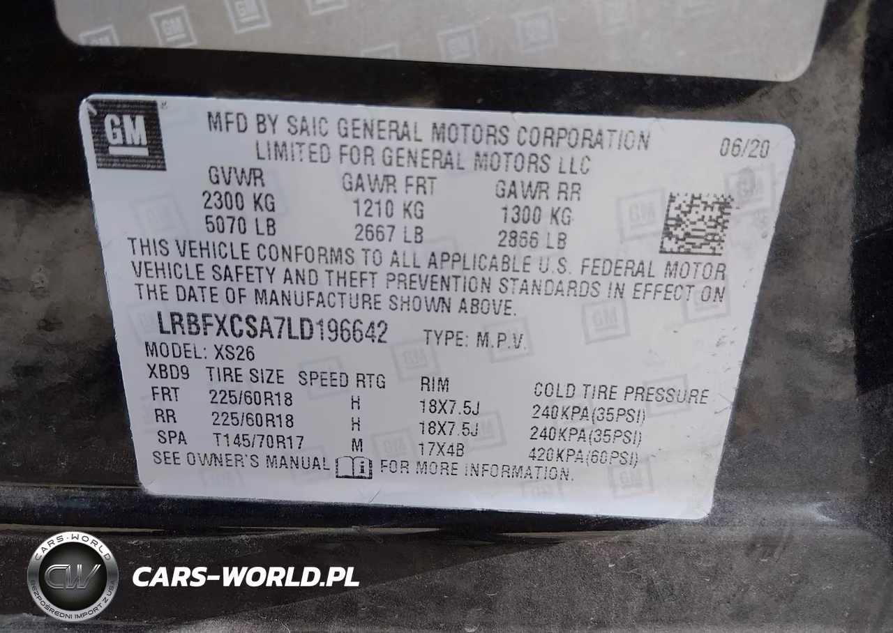 2020 Buick Envision Fwd Essence VIN:LRBFXCSA7LD196642 - 9
