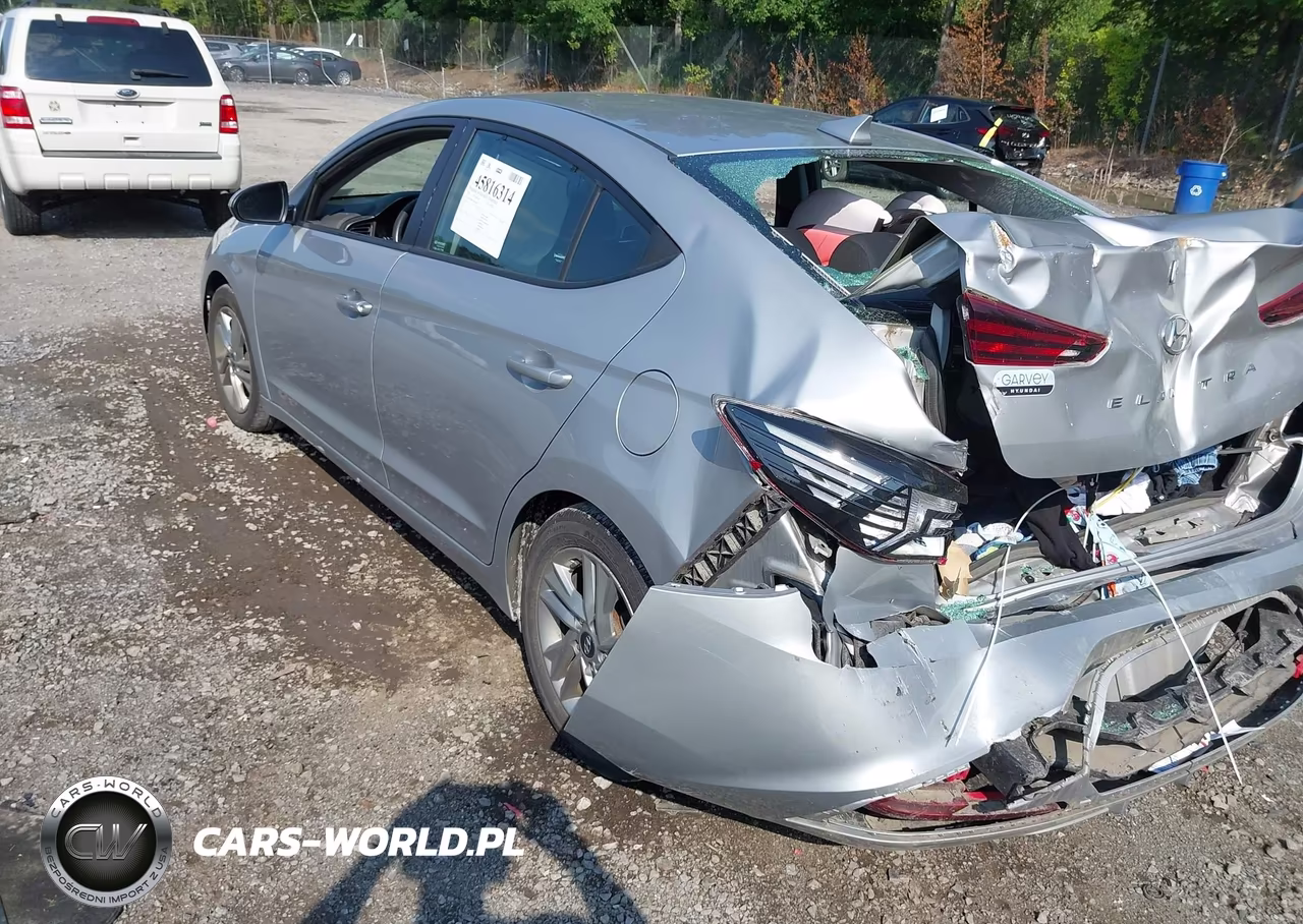 2020 Hyundai Elantra Sel VIN:KMHD84LF9LU026333 - 3
