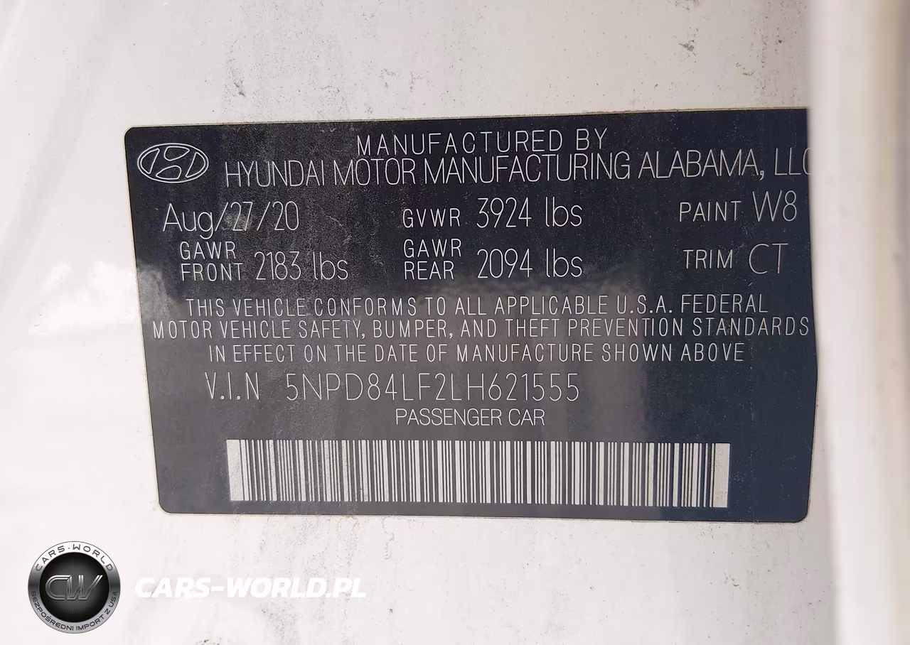 2020 Hyundai Elantra Sel VIN:5NPD84LF2LH621555 - 9