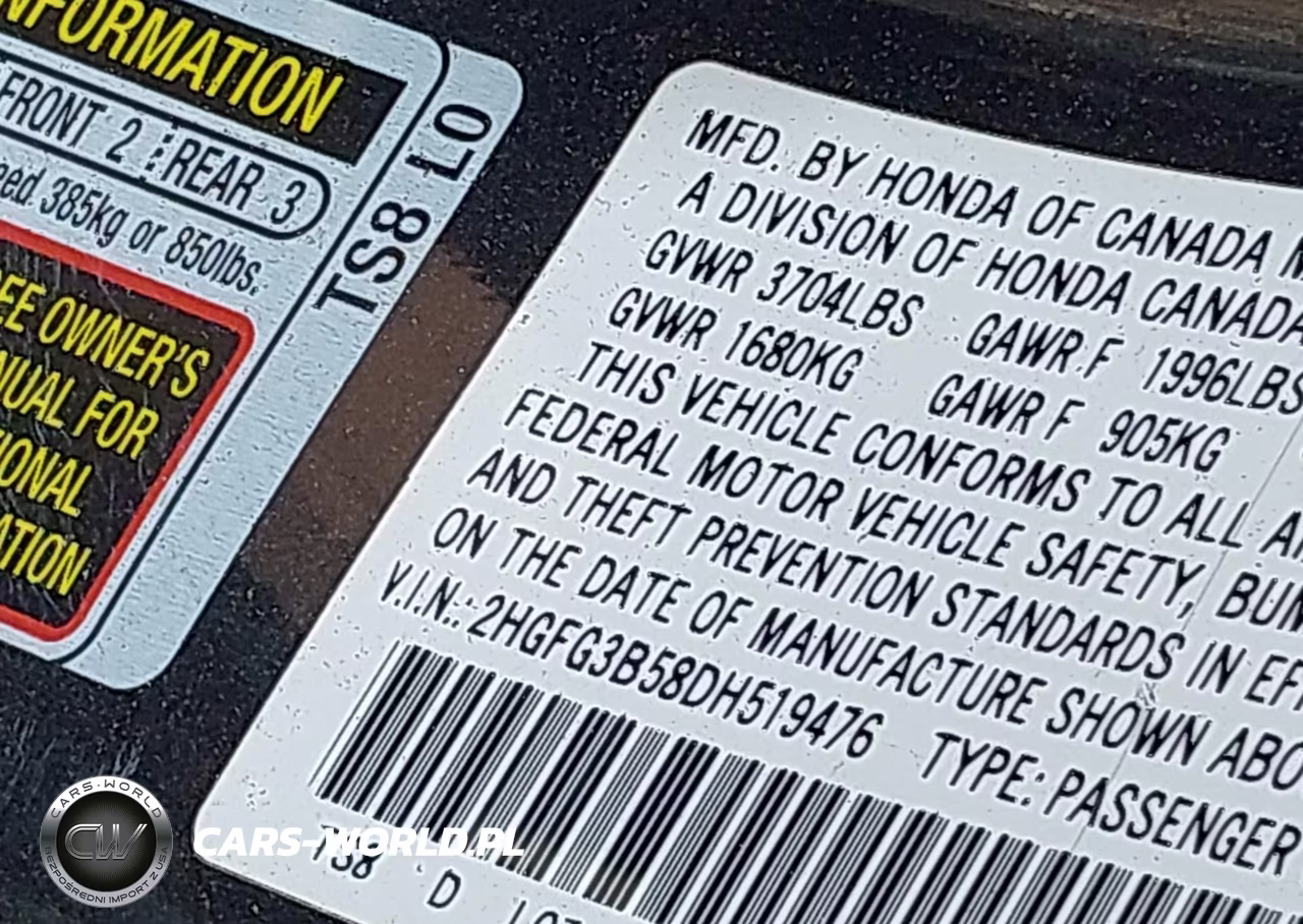 2013 Honda Civic Lx VIN:2HGFG3B58DH519476 - 9