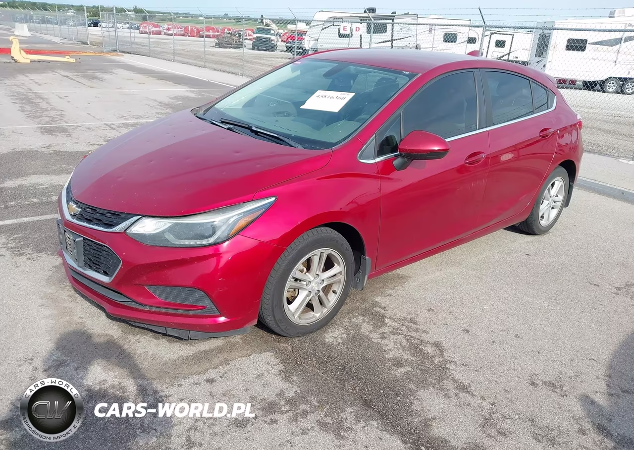 2017 Chevrolet Cruze Lt Auto VIN:3G1BE6SM8HS563209 - 2