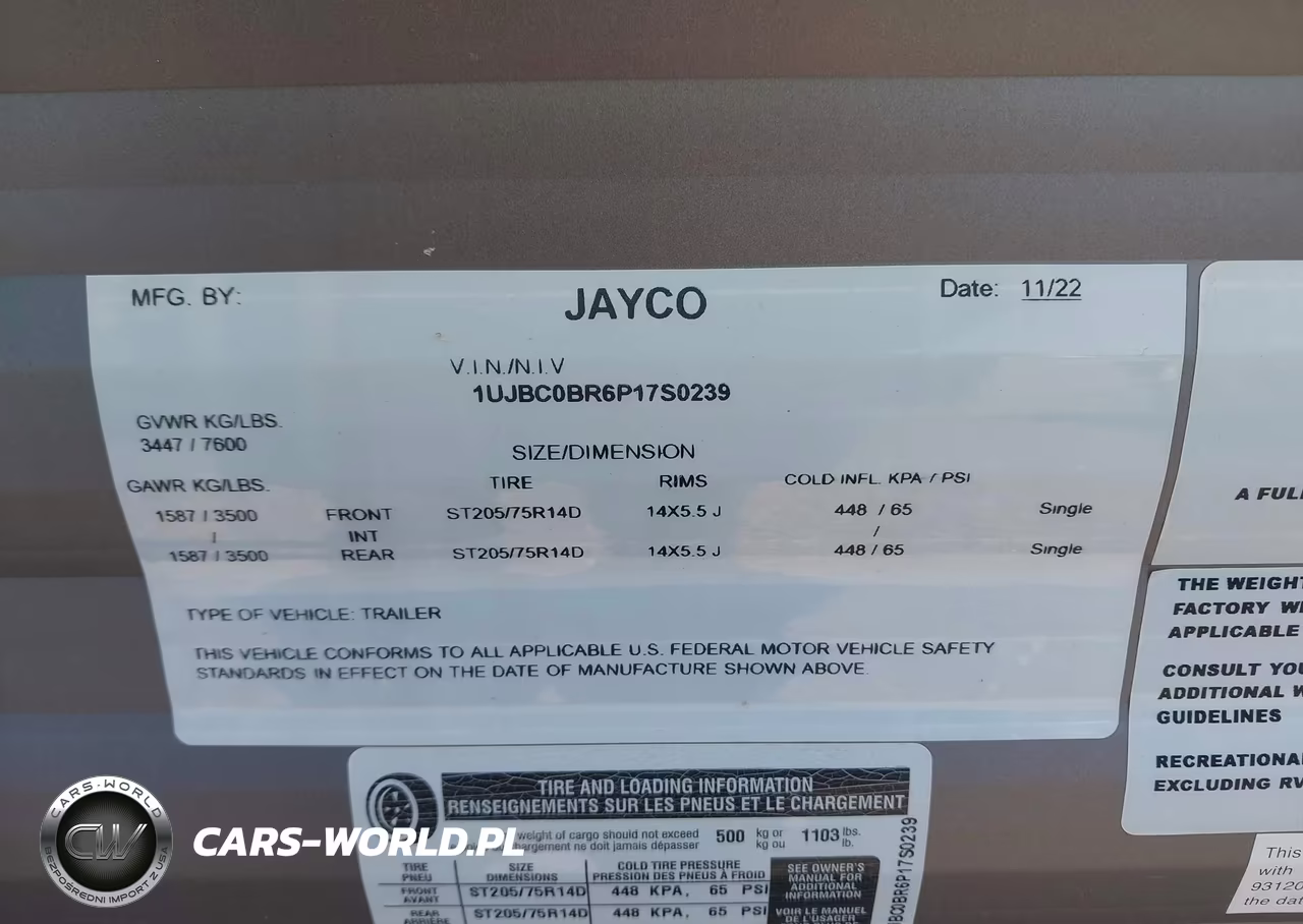 2023 Jayco Jay Flight VIN:1UJBC0BR6P17S0239 - 9