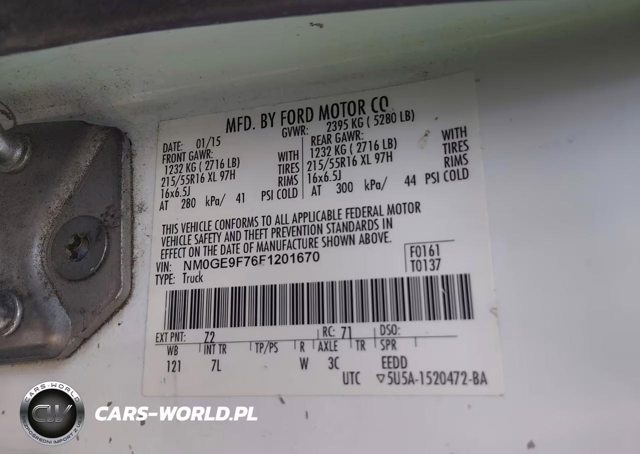 2015 Ford Transit Connect Xlt VIN:NM0GE9F76F1201670 - 9