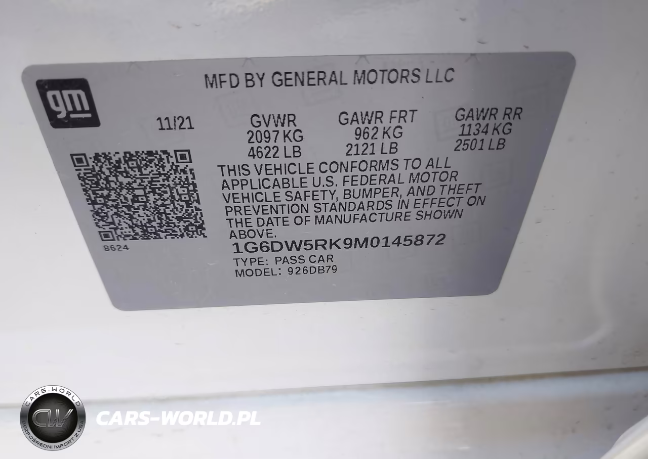 2021 Cadillac Ct5 Luxury VIN:1G6DW5RK9M0145872 - 9