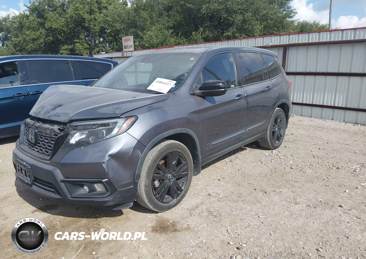 2021 Honda Passport 2Wd Sport VIN:5FNYF7H28MB000867 - 2