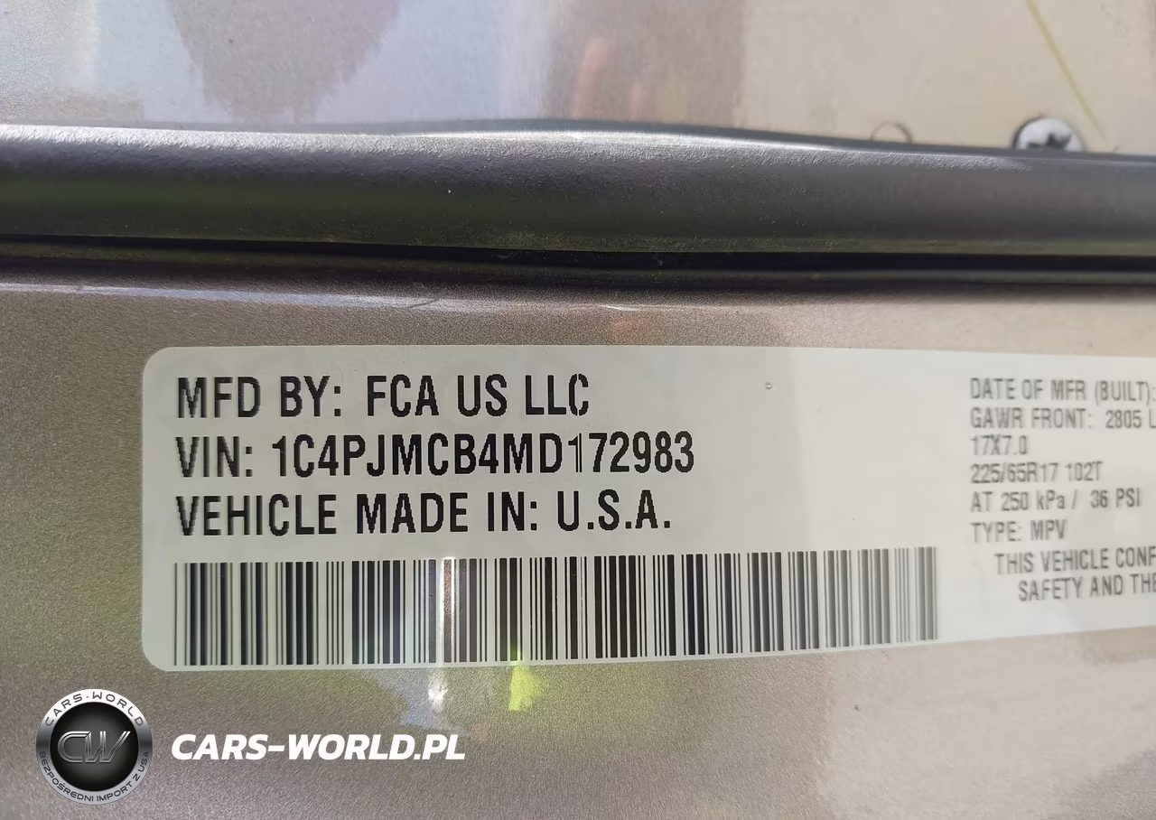 2021 Jeep Cherokee Latitude 4X4 VIN:1C4PJMCB4MD172983 - 9