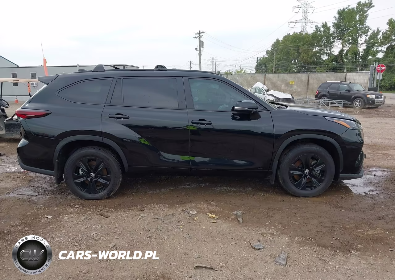 2025 Toyota Highlander Hybrid Xle Nightshade VIN:5TDKBRCH2SS677690 - 13
