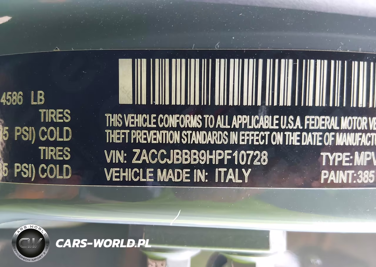 2017 Jeep Renegade Latitude VIN:ZACCJBBB9HPF10728 - 9