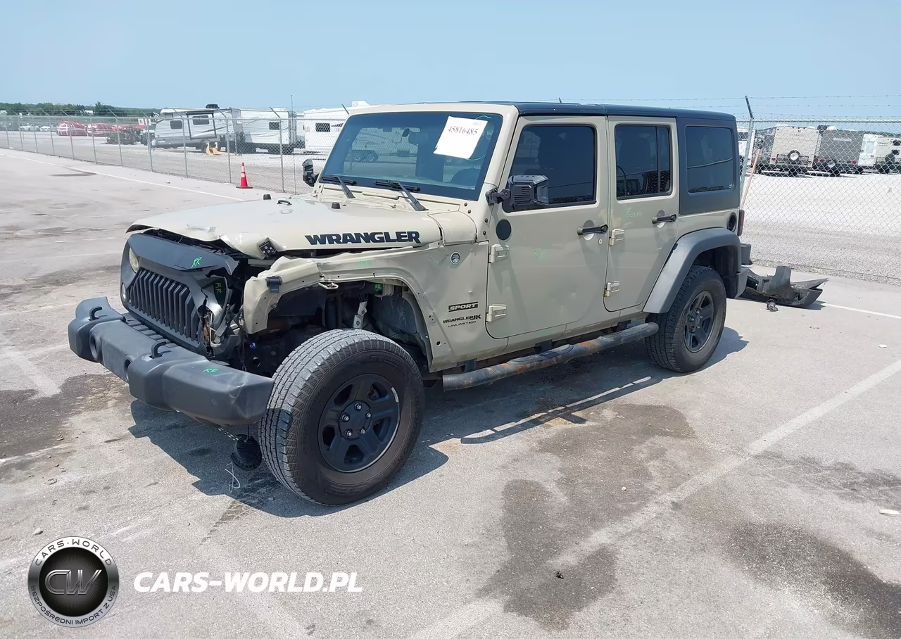 2018 Jeep Wrangler Jk Unlimited Sport 4X4 VIN:1C4BJWDG5JL858385 - 2