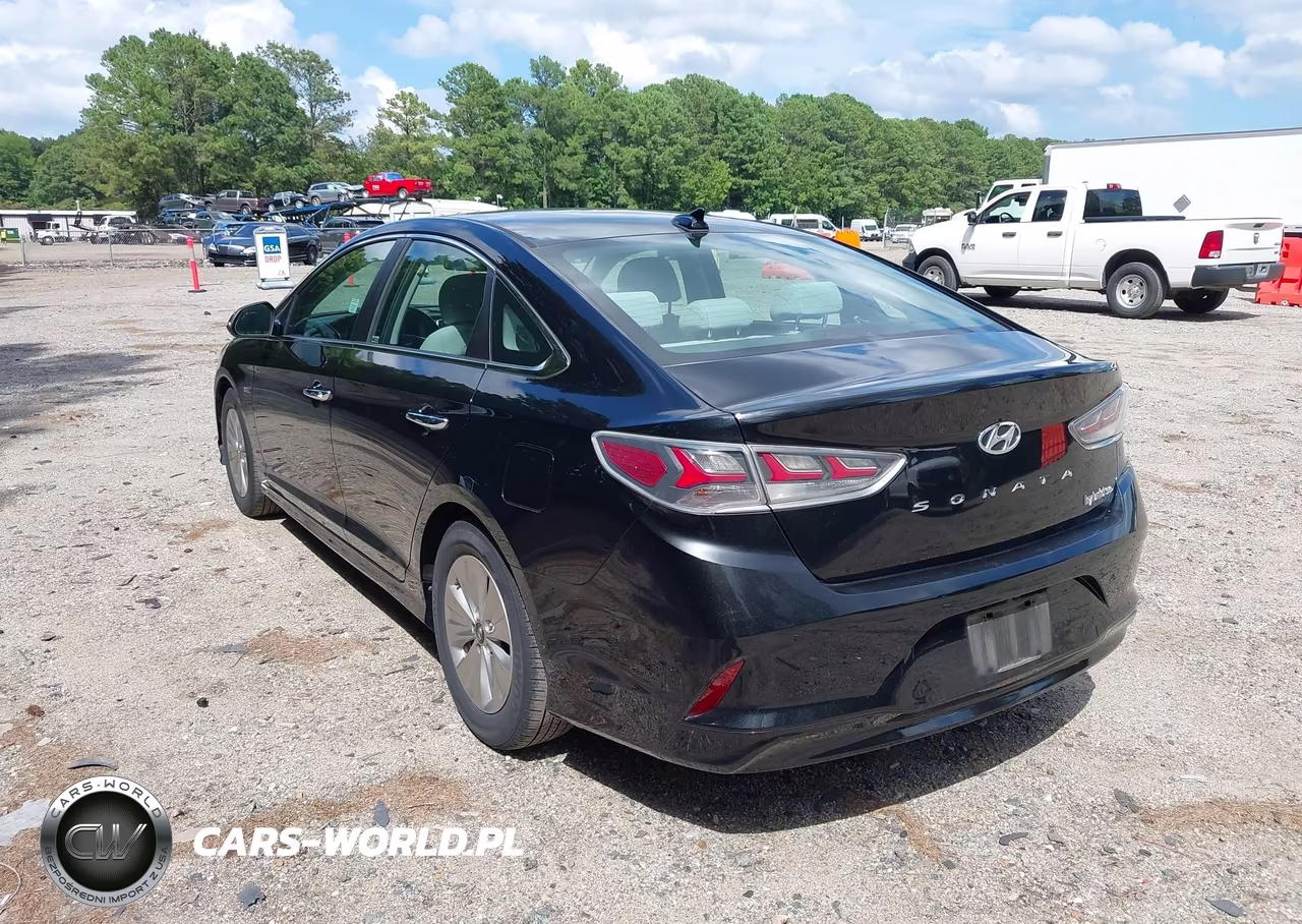 2018 Hyundai Sonata Hybrid Se VIN:KMHE24L33JA084111 - 3