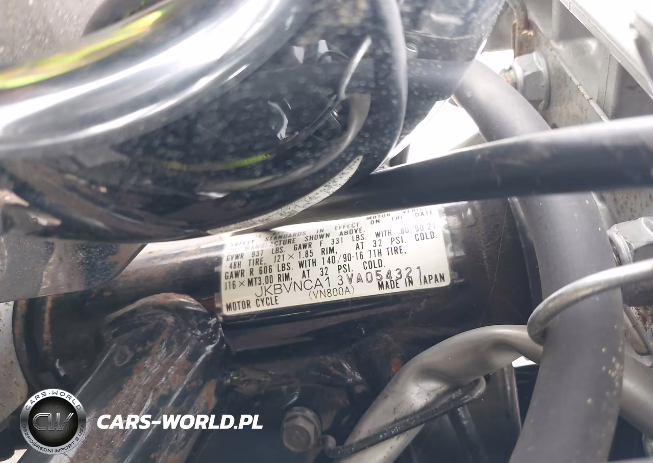 1997 Kawasaki Vn800 VIN:JKBVNCA13VA054321 - 10