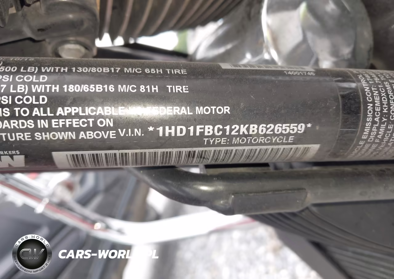 2019 Harley-Davidson Flhr VIN:1HD1FBC12KB626559 - 10