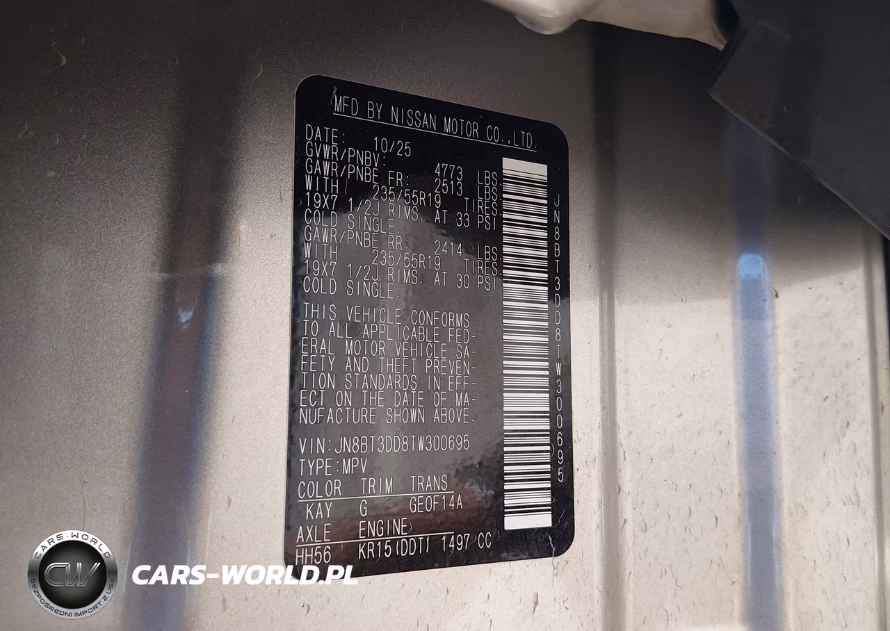 2026 Nissan Rogue Platinum VIN:JN8BT3DD8TW300695 - 9