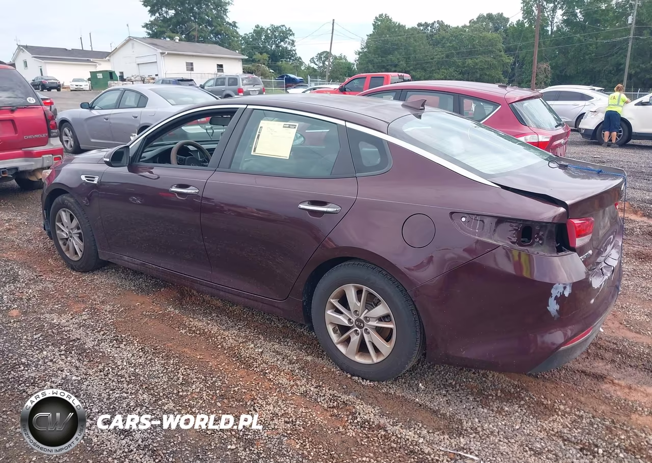 2016 Kia Optima Lx VIN:5XXGT4L36GG050624 - 3