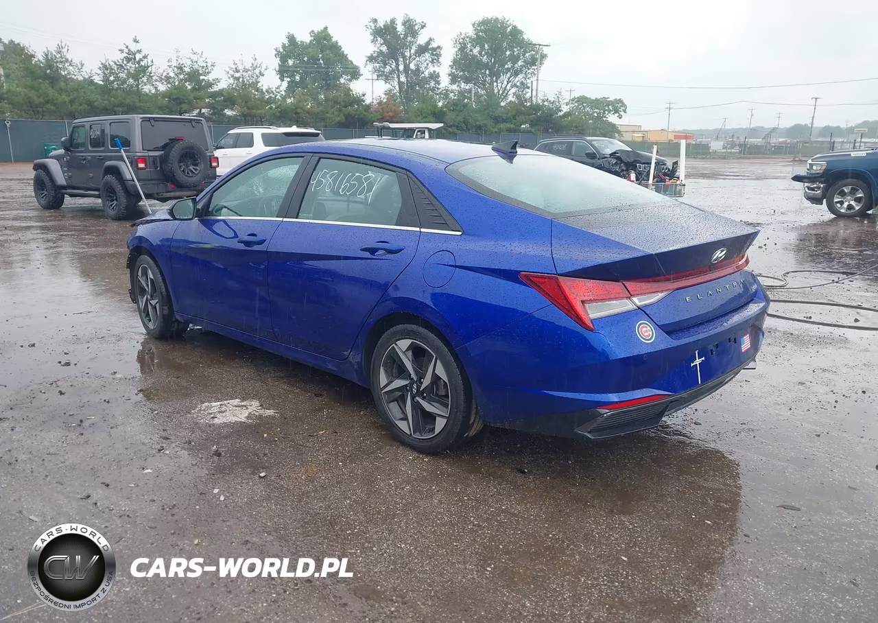 2023 Hyundai Elantra Hybrid Limited VIN:KMHLN4AJ4PU090782 - 3