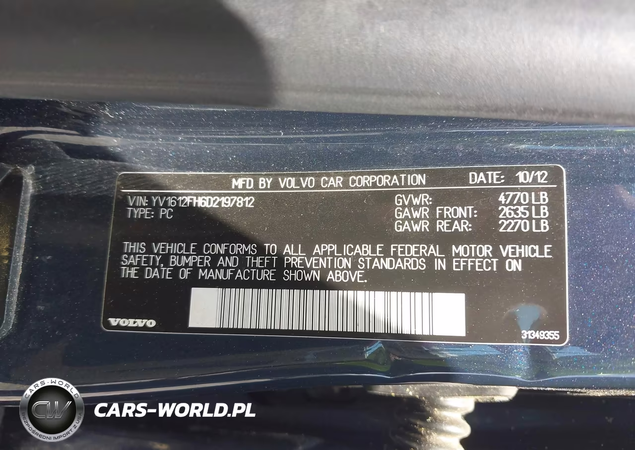 2013 Volvo S60 T5 VIN:YV1612FH6D2197812 - 9