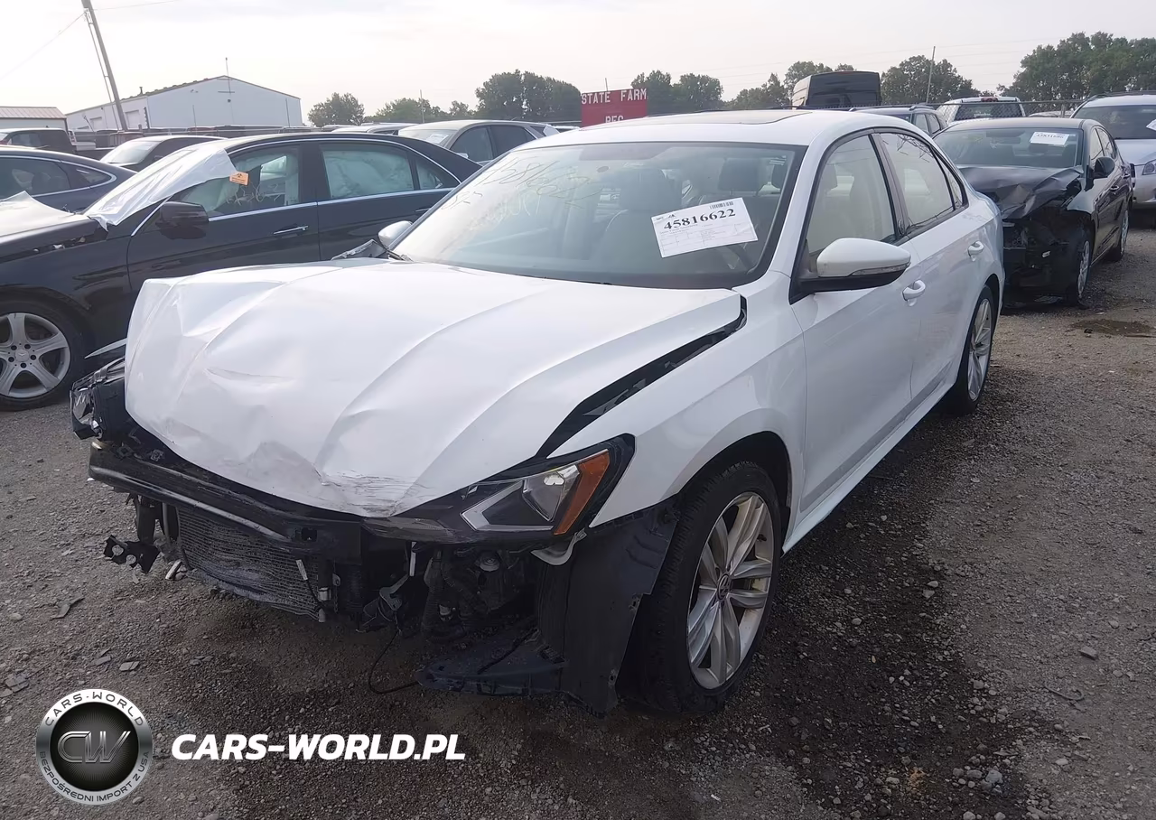 2019 Volkswagen Passat 2.0T Wolfsburg Edition VIN:1VWLA7A37KC011734 - 2