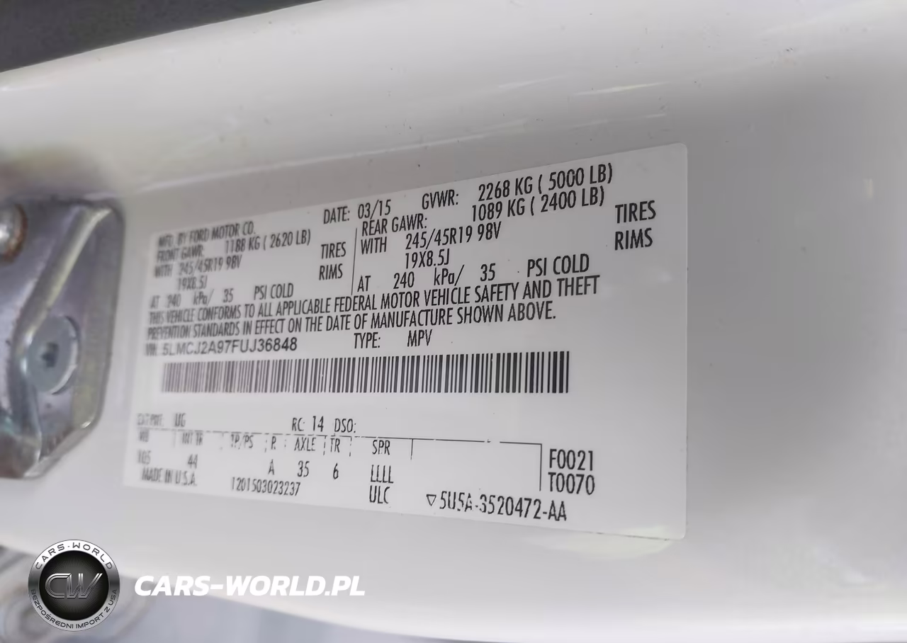 2015 Lincoln Mkc VIN:5LMCJ2A97FUJ36848 - 9