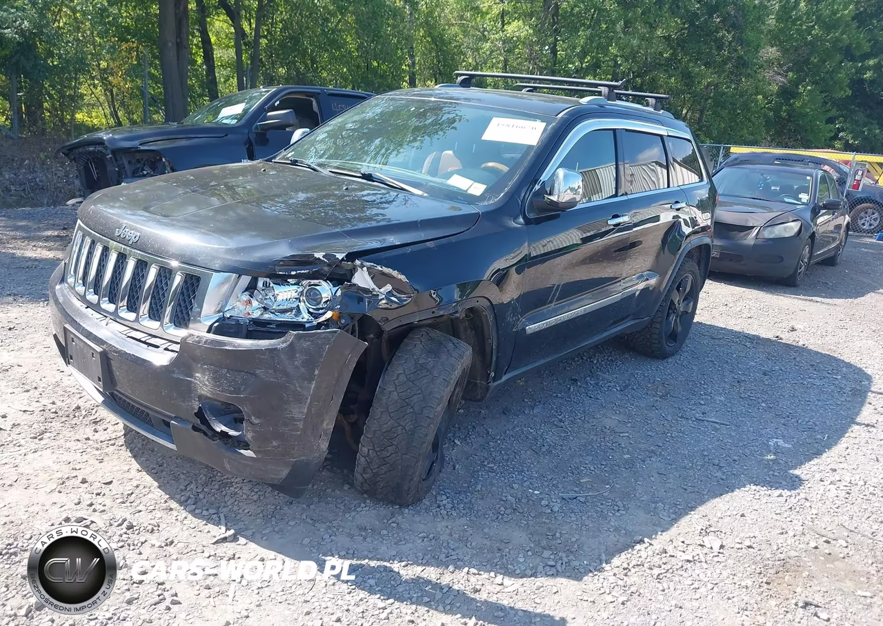 2012 Jeep Grand Cherokee Overland VIN:1C4RJFCTXCC162105 - 2