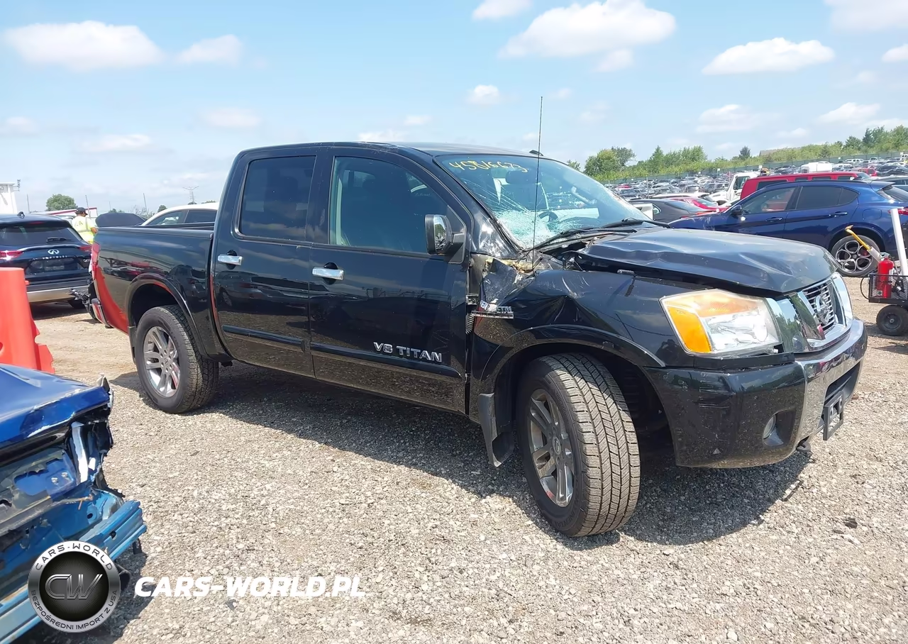 2012 Nissan Titan Sl VIN:1N6AA0EC9CN311919 - 1