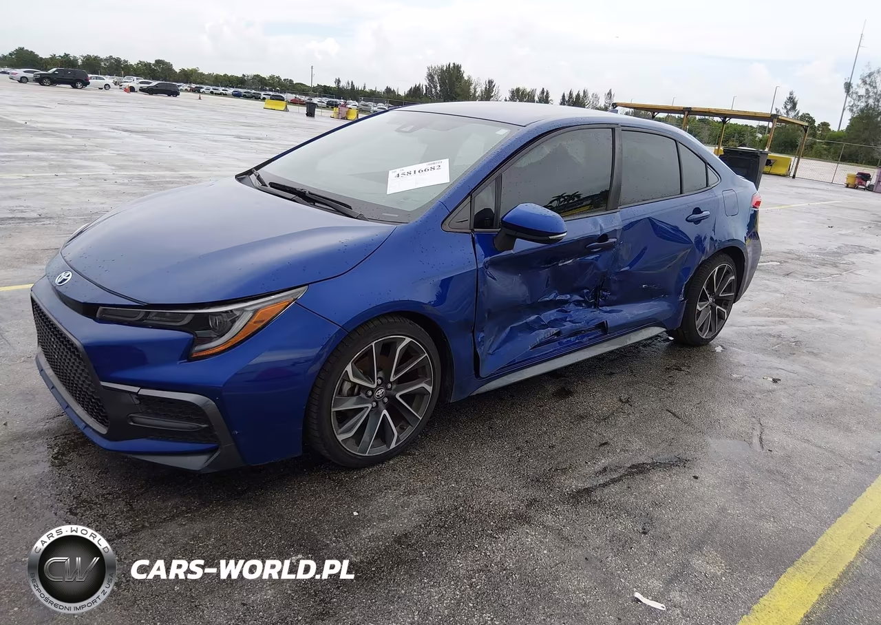 2021 Toyota Corolla Se VIN:JTDS4MCE0MJ058881 - 2