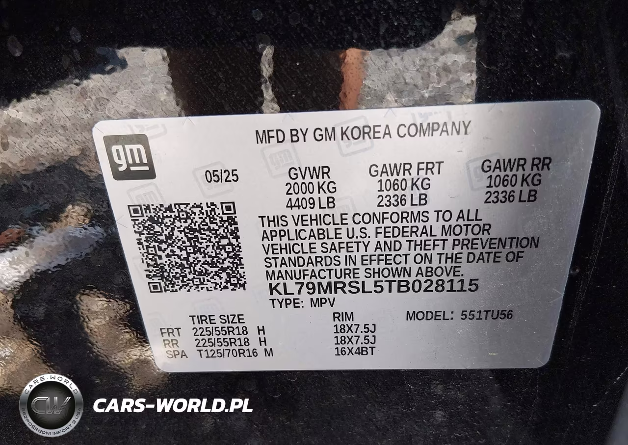2026 Chevrolet Trailblazer Awd Lt VIN:KL79MRSL5TB028115 - 9