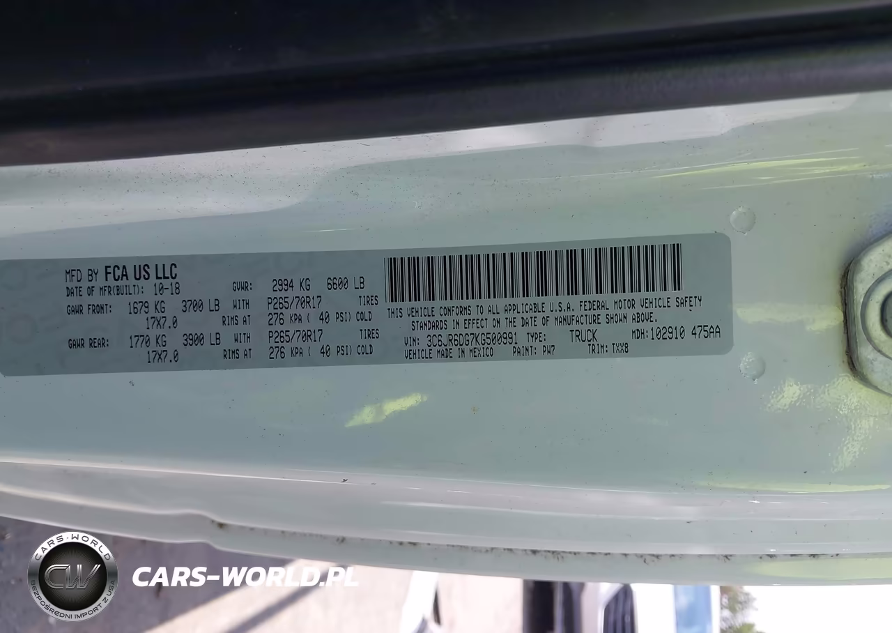 2019 Ram 1500 Classic Tradesman 4X2 8' Box VIN:3C6JR6DG7KG500991 - 9