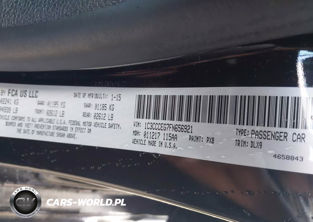 2015 Chrysler 200 C VIN:1C3CCCEG7FN656921 - 9