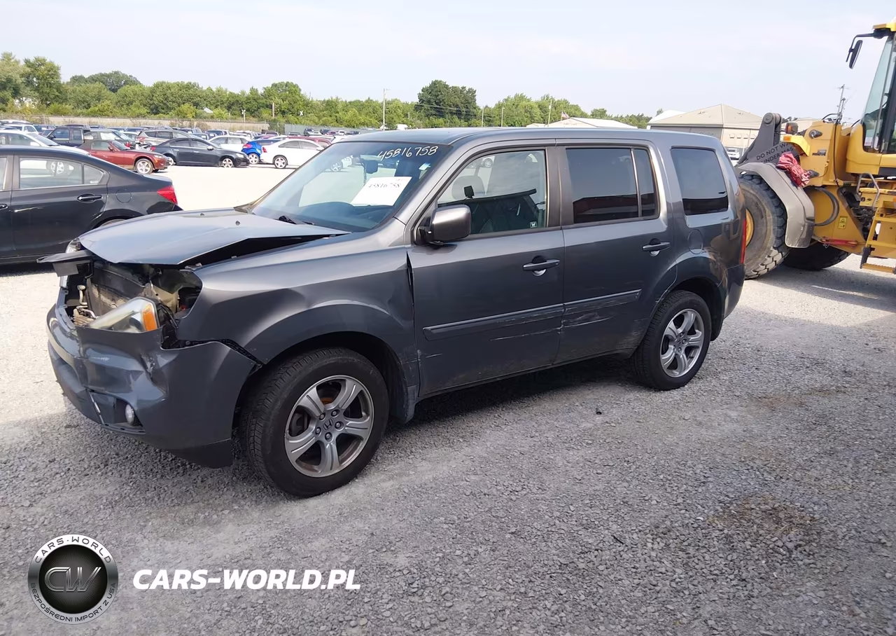 2012 Honda Pilot Ex-L VIN:5FNYF4H57CB046844 - 2