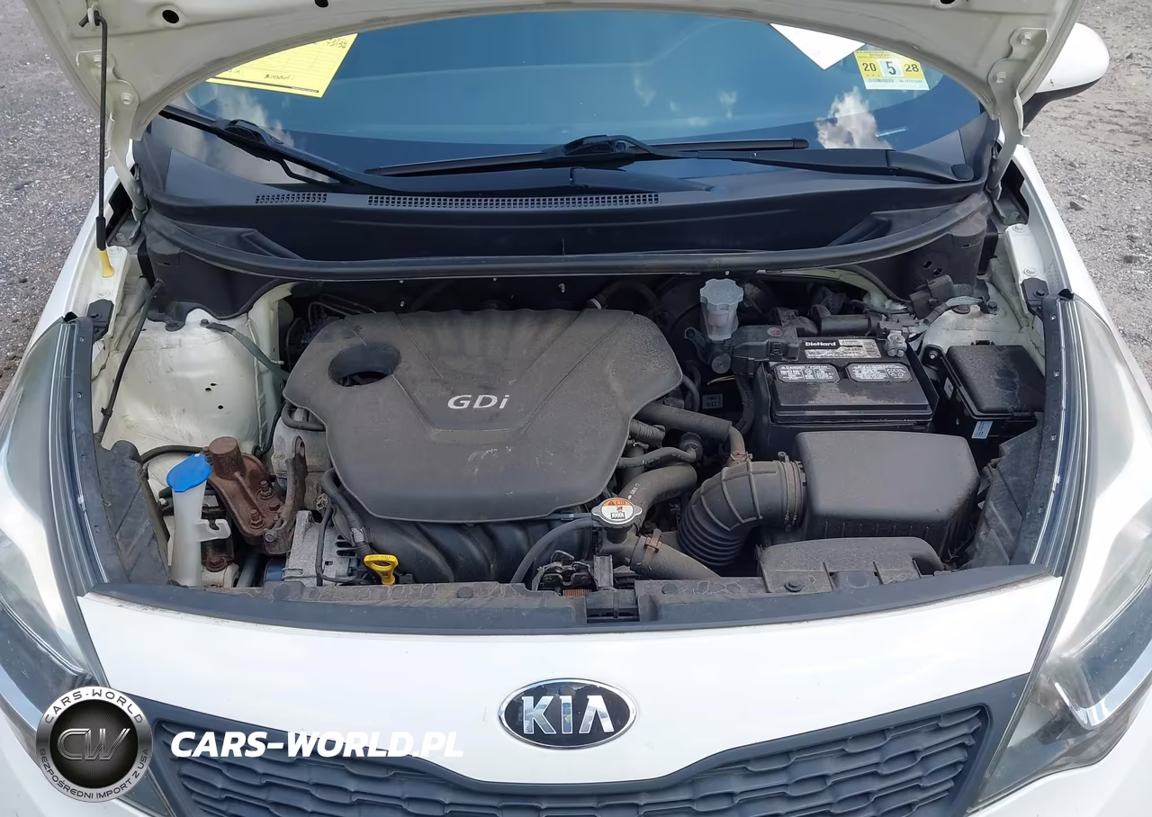 2013 Kia Rio Lx VIN:KNADM4A36D6150104 - 10