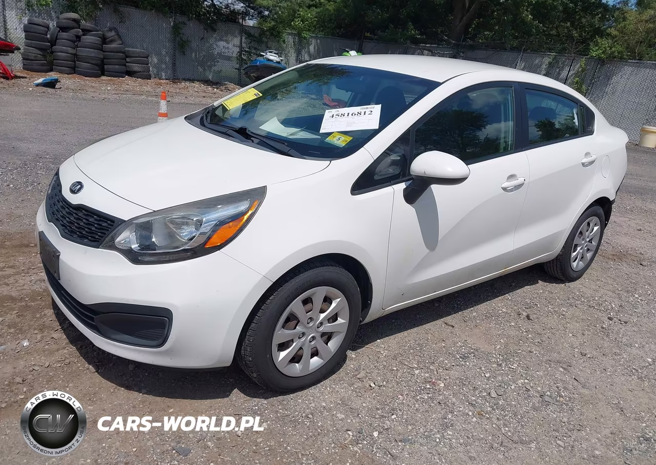 2013 Kia Rio Lx VIN:KNADM4A36D6150104 - 2