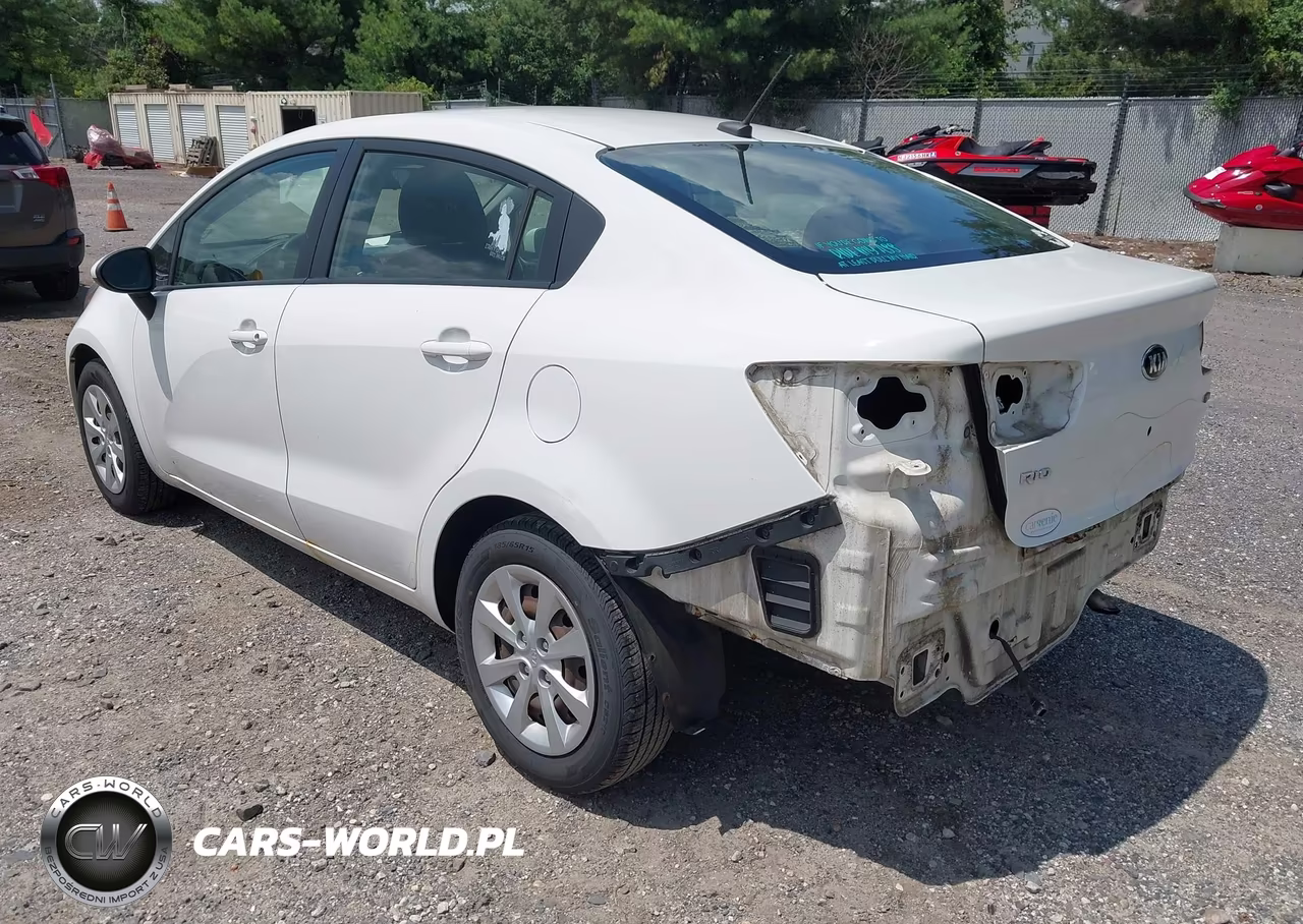 2013 Kia Rio Lx VIN:KNADM4A36D6150104 - 3