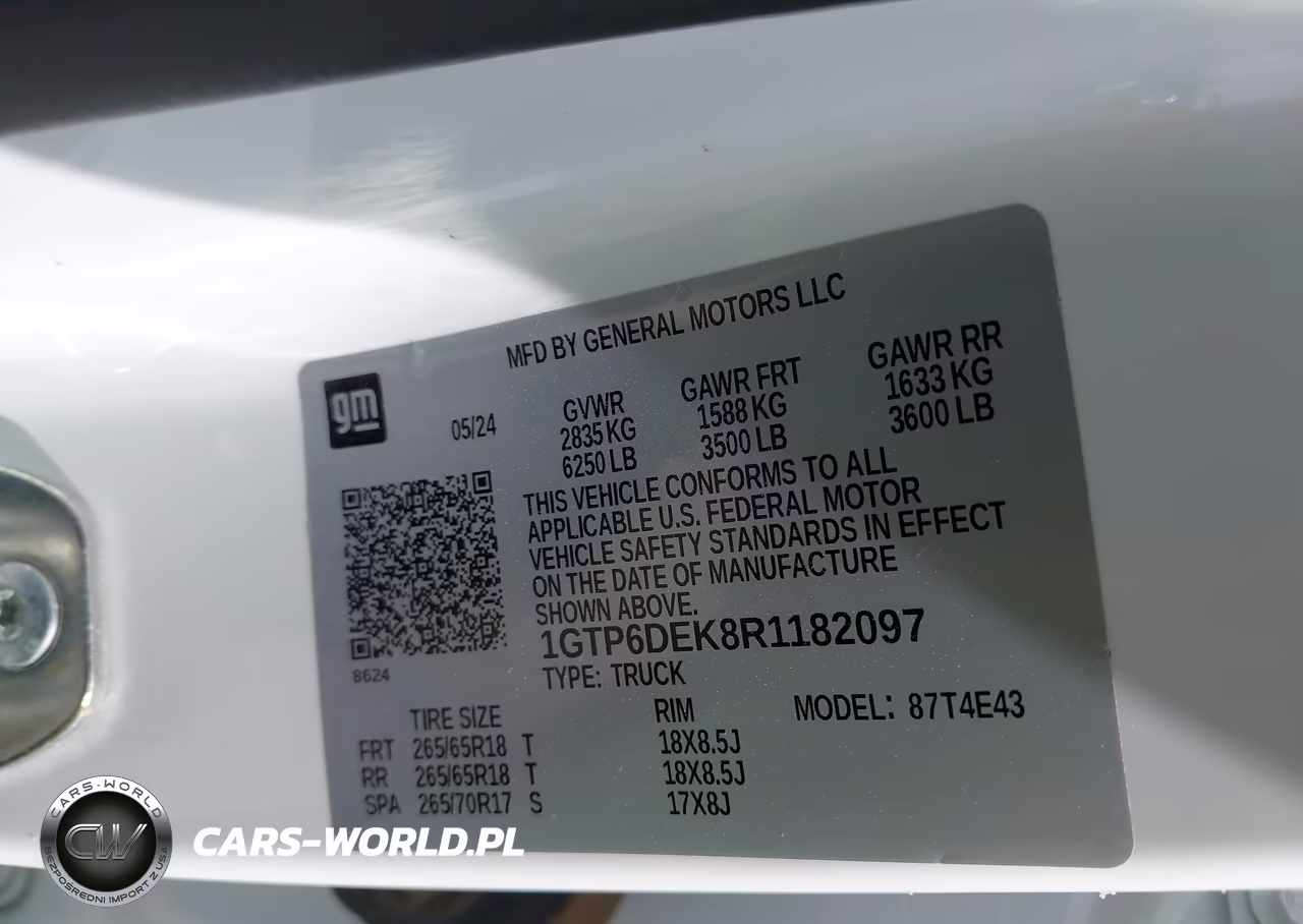 2024 GMC Canyon 4Wd At4 VIN:1GTP6DEK8R1182097 - 9