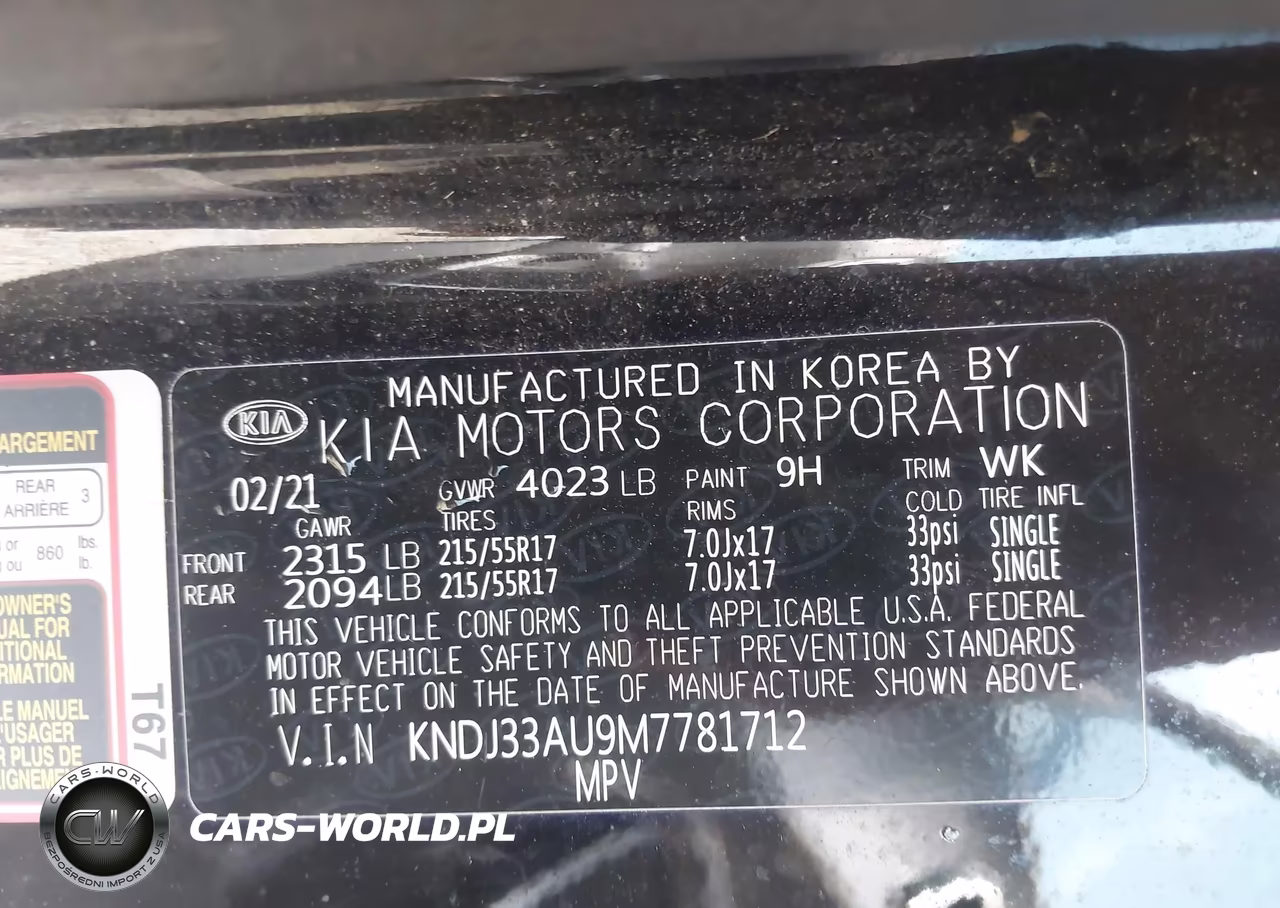 2021 Kia Soul Ex VIN:KNDJ33AU9M7781712 - 9